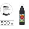 TEMPERA LIQUIDA JOVI 500 CC NEGRO