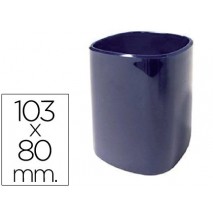 CUBILETE PORTALAPICES 102-A PLASTICO AZUL 103X80 MM