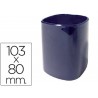 CUBILETE PORTALAPICES 102-A PLASTICO AZUL 103X80 MM