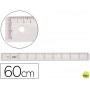 REGLA LIDERPAPEL 60 CM PLASTICO CRISTAL