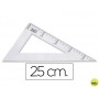 CARTABON LIDERPAPEL 25 CM PLASTICO CRISTAL