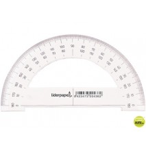 SEMICIRCULO LIDERPAPEL 14 CM PLASTICO