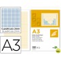BLOC PAPEL MILIMETRADO LIDERPAPEL ENCOLADO 297X420MM 80G / M2