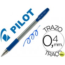 BOLIGRAFO PILOT BPS-GP AZUL -SUJECION DE CAUCHO -TINTA BASE DE ACEITE -CON CAPUCHON