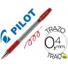 BOLIGRAFO PILOT BPS-GP ROJO -SUJECION DE CAUCHO -TINTA BASE DE ACEITE -CON CAPUCHON