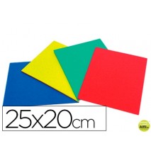 CAUCHO COLOR PLANCHA 25X20CM
