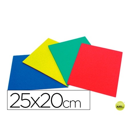 CAUCHO COLOR PLANCHA 25X20CM