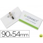 IDENTIFICADOR CON PINZA E IMPERDIBLE Q-CONNECT KF01567 -54X90 MM.