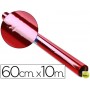 PAPEL CELOFAN ROLLO ROJO -0,60 X 10 MT