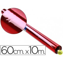 PAPEL CELOFAN ROLLO ROJO -0,60 X 10 MT