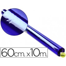 PAPEL CELOFAN ROLLO AZUL -0,60 X 10 MT