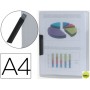 CARPETA BEAUTONE DOSSIER PINZA LATERAL 35445 POLIPROPILENO DIN A4 INCOLORA -30 HOJAS -PINZA GIRATORI