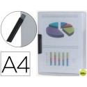 CARPETA BEAUTONE DOSSIER PINZA LATERAL 35445 POLIPROPILENO DIN A4 INCOLORA -30 HOJAS -PINZA GIRATORI