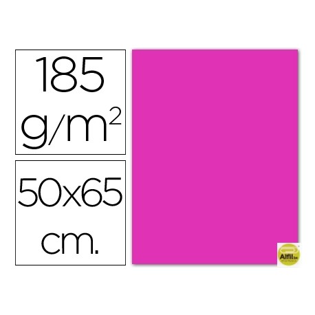 CARTULINA GUARRO FUCSIA -50X65 CM -185 GR
