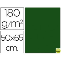 CARTULINA GUARRO VERDE ABETO 50X65 CM 180 GR