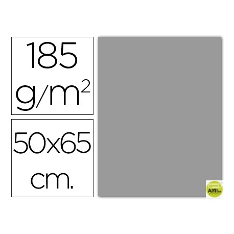 CARTULINA GUARRO GRIS PERLA -50X65 CM -185 GR