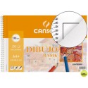BLOC DIBUJO BASIK DIN A4 ESPIRAL 23 X 32.5 CM -20 HOJAS MICROPERFORADO -2 TALADROS -CON RECUADRO