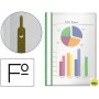 CARPETA DOSSIER FASTENER PLASTICO ESSELTE FOLIO VERDE