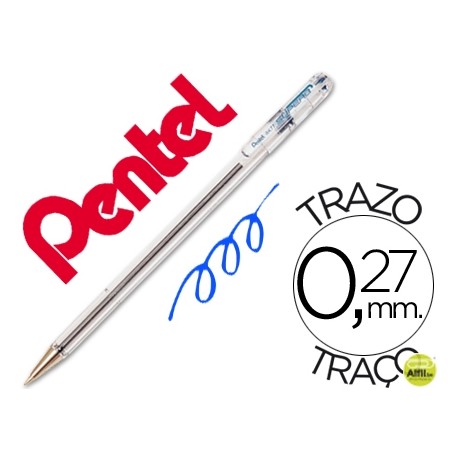 BOLIGRAFO PENTEL BK-77 C AZUL
