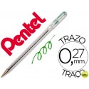 BOLIGRAFO PENTEL BK-77 D VERDE