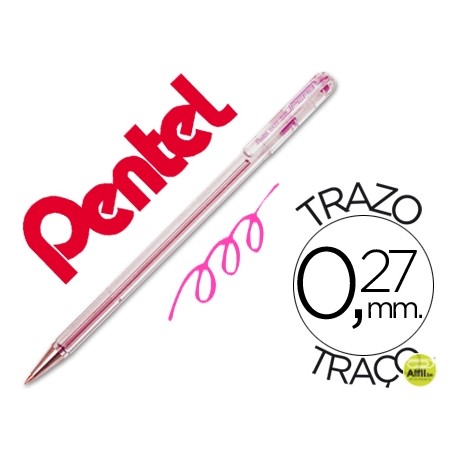 BOLIGRAFO PENTEL BK-77 P ROSA