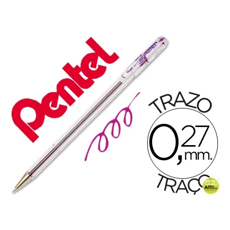 BOLIGRAFO PENTEL BK-77 V VIOLETA