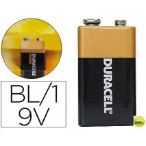 PILA DURACELL ALCALINA PLUS 9 VOLT BLISTER CON 1 PILA