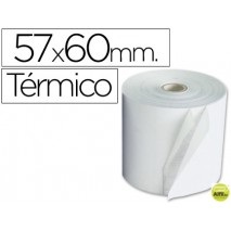 ROLLO SUMADORA TERMICO Q-CONNECT 57 MM ANCHO X 60 MM DIAMETRO