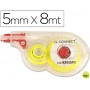 CORRECTOR Q-CONNECT CINTA BLANCO 5 MM. X 8 M. EN BLISTER