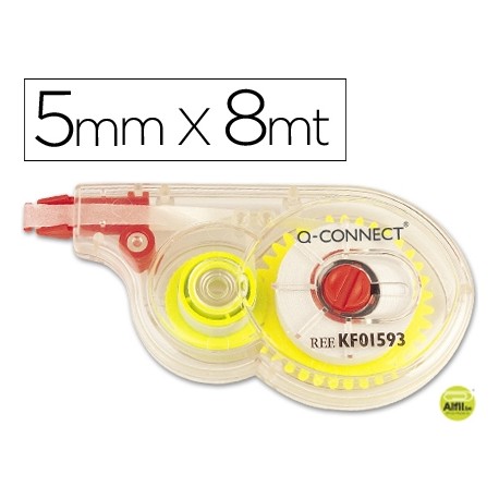 CORRECTOR Q-CONNECT CINTA BLANCO 5 MM. X 8 M. EN BLISTER