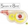 CORRECTOR Q-CONNECT CINTA BLANCO 5 MM. X 8 M. EN BLISTER