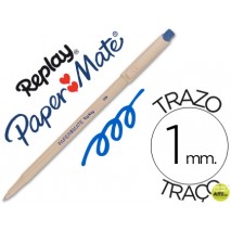 BOLIGRAFO REPLAY III AZUL CON GOMA DE BORRAR