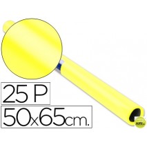 PAPEL CHAROL ROLLO AMARILLO DE 50X65 CM