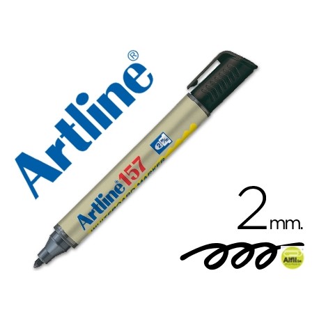 ROTULADOR ARTLINE PIZARRA EK-157 NEGRO -PUNTA REDONDA 2 MM