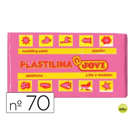 PLASTILINA JOVI 70 ROSA -UNIDAD -TAMAÑO PEQUEÑO