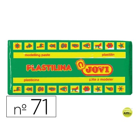 PLASTILINA JOVI 71 VERDE CLARO -UNIDAD -TAMAÑO MEDIANO