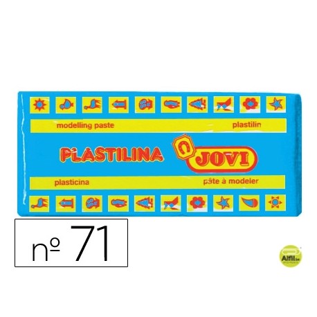 PLASTILINA JOVI 71 AZUL CLARO -UNIDAD -TAMAÑO MEDIANO