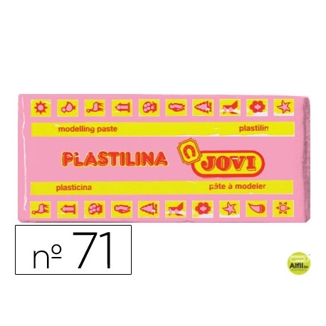 PLASTILINA JOVI 71 ROSA -UNIDAD -TAMAÑO MEDIANO