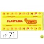 PLASTILINA JOVI 71 AMARILLO CLARO -UNIDAD -TAMAÑO MEDIANO