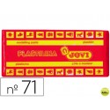 PLASTILINA JOVI 71 ROJO -UNIDAD -TAMAÑO MEDIANO