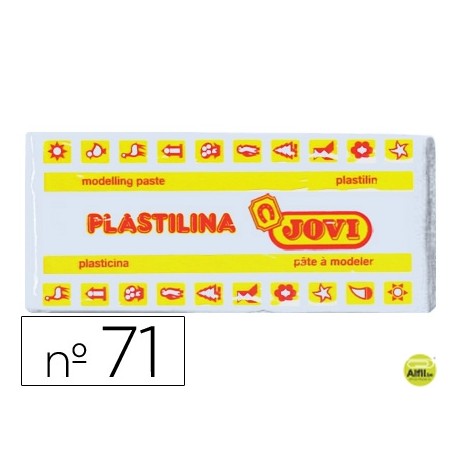 PLASTILINA JOVI 71 BLANCO -UNIDAD -TAMAÑO MEDIANO