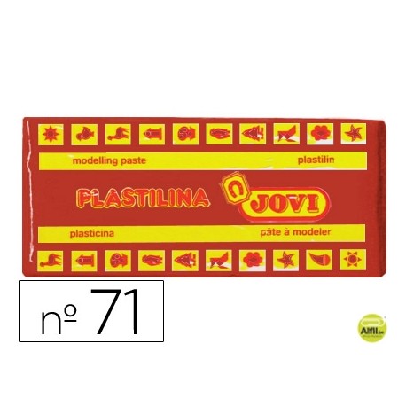 PLASTILINA JOVI 71 MARRON -UNIDAD -TAMAÑO MEDIANO
