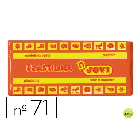 PLASTILINA JOVI 71 NARANJA -UNIDAD -TAMAÑO MEDIANO