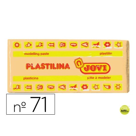 PLASTILINA JOVI 71 CARNE -UNIDAD -TAMAÑO MEDIANO