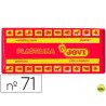 PLASTILINA JOVI 71 RUBI -UNIDAD -TAMAÑO MEDIANO