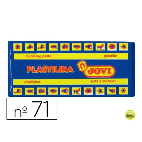 PLASTILINA JOVI 71 AZUL OSCURO -UNIDAD -TAMAÑO MEDIANO
