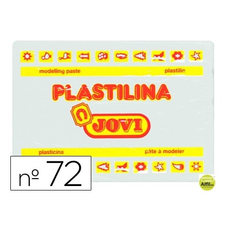 PLASTILINA JOVI 72 BLANCO -UNIDAD -TAMAÑO GRANDE