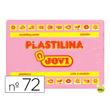 PLASTILINA JOVI 72 ROSA -UNIDAD -TAMAÑO GRANDE