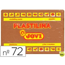 PLASTILINA JOVI 72 MARRON -UNIDAD -TAMAÑO GRANDE