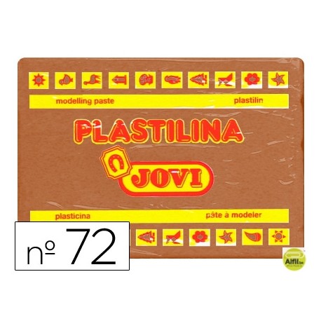 PLASTILINA JOVI 72 MARRON -UNIDAD -TAMAÑO GRANDE